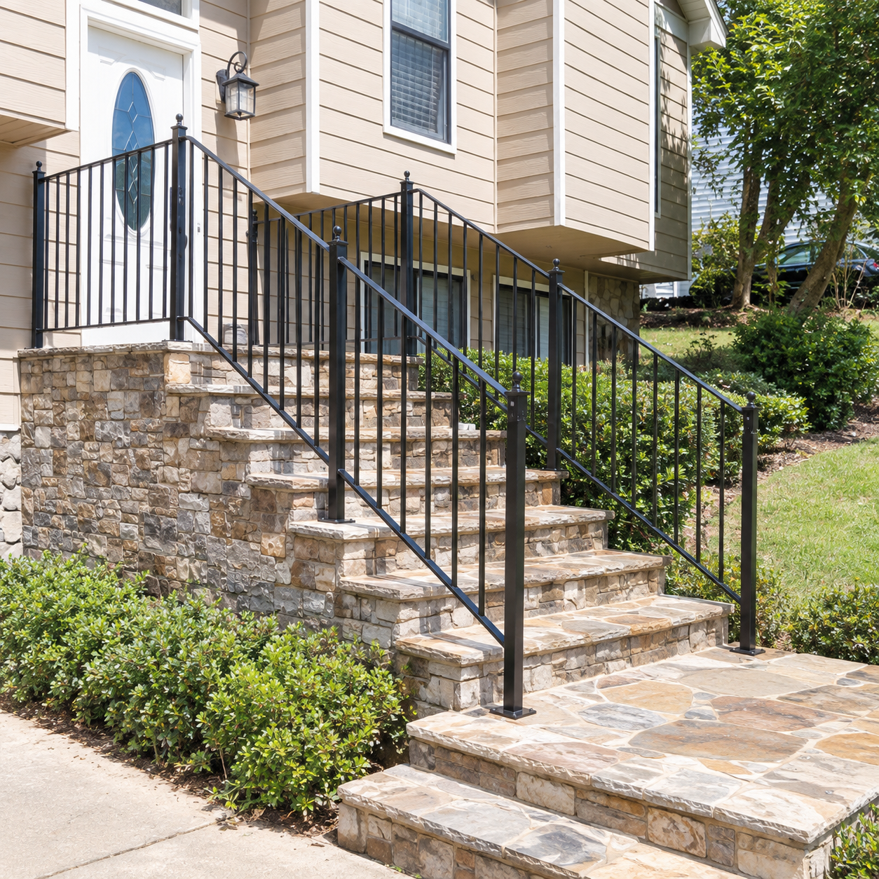 exterior iron railings