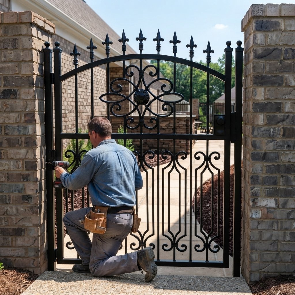 iron fences and gates