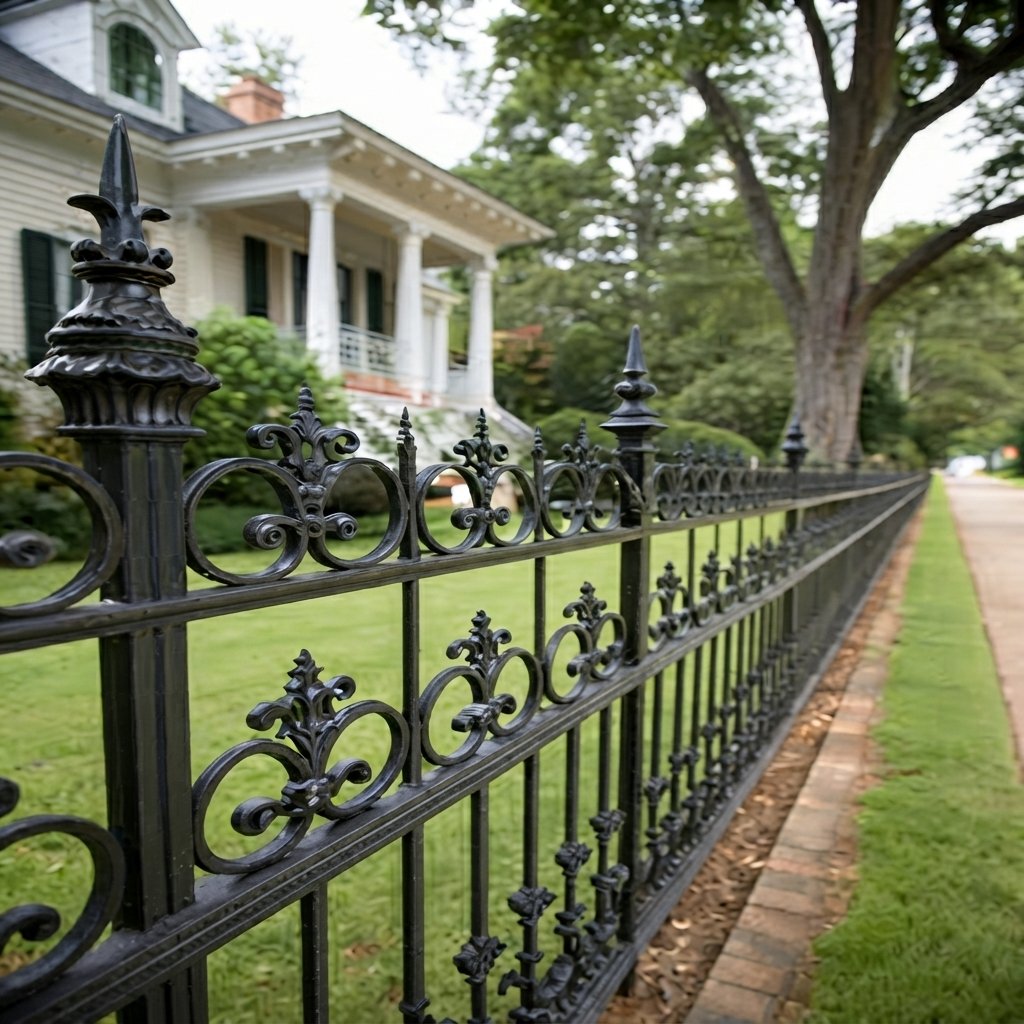 wrought iron fencing