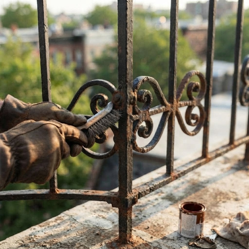 ornamental iron railings